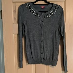 Jewel Collared Cardigan